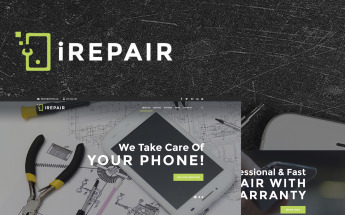 Responsive IRepair - Electronics Repair WordPress Theme #64920