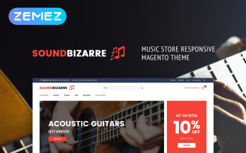 SoundBizarre - Music Store Magento Theme