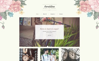 Tema De WordPress "Geraldine - Vintage & Retro Blog" #64996