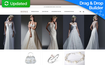 Wedding Shop Responsive MotoCMS Ecommerce Template