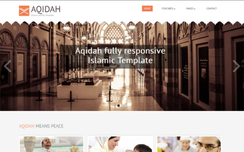 Aqidah Responsive Islamic Joomla Template