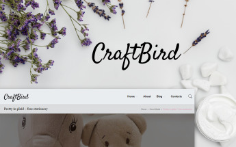 CraftBird - Handmade Artist Personal Blog WordPress Theme WordPress Theme