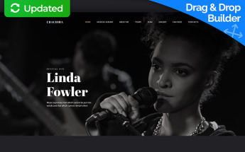 "Chachira - Singer Premium" Responsive Moto CMS 3 Template №65289