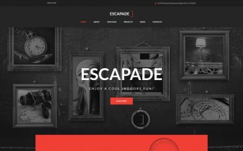 Entertainment Moto CMS HTML Template