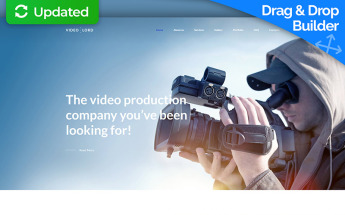 Responsive Video Production Studio Premium Moto Cms 3 #65302