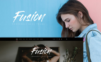 Reszponzív Fusion - WordPress Blog Theme WordPress sablon 65365