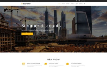 Construct - Construction Premium Drupal #65491