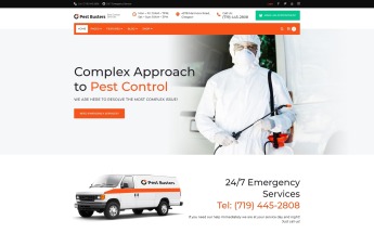 Pest Busters - Pest Control WordPress Theme
