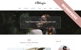 Responsive Ablogia - Personal Blog Wordpress #65466