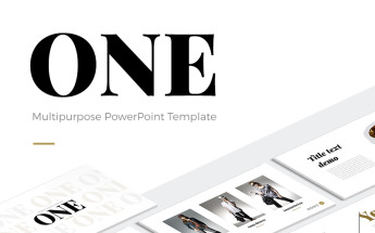 ONE - Modern PowerPoint Template