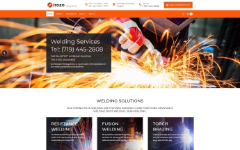 Irozo - Welding Services Tema WordPress №65888