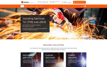 Responsywny motyw WordPress Irozo - Welding Services #65888