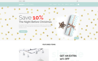 Snowy Christmas - Christmas Gifts Shopify Theme