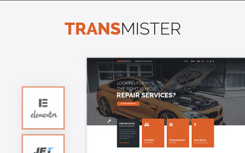 Transmitter - Car Repair WordPress Theme