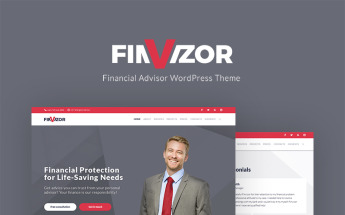 FinVisor Business Consultant WordPress Theme