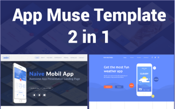 App 2 in 1 Muse Template