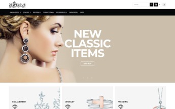 Responsivt Jewelrus - Jewelry Store Magento-tema #66100