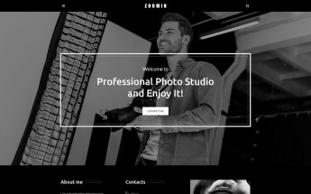 Zoomin - Photographer Portfolio WordPress Theme