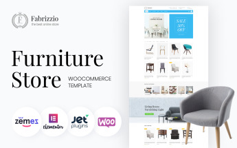 Responzivní WooCommerce motiv "Fabrizzio - Furniture Store" #66222