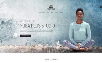 Template Joomla Responsive #66220 "Yoga Plus - Yoga Center Minimal Well-Balanced"