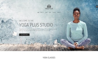 Yoga Plus - Yoga Center Minimal Well-Balanced Joomla Template