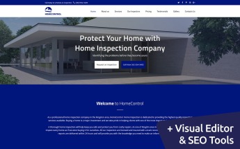 Responzivní Moto CMS 3 šablona "Home Inspection Premium" #66399