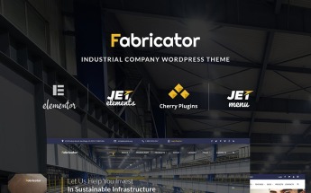 Tema De WordPress "Fabricator - Industrial Company Elementor" #66334