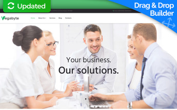 WegaByte - IT Consulting Moto CMS 3 Template