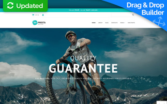 "Impresta - Bike Shop" modèle MotoCMS pour commerce électronique adaptatif #66552