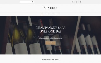 Vinedo - Wine Store MotoCMS Ecommerce Template