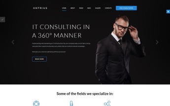 Reszponzív Antrius - Business Consulting Joomla sablon 66866