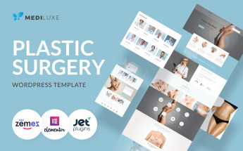 "MediLuxe - Plastic Surgery" WordPress thema №67149