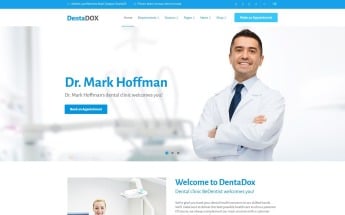 "DentaDox - Denistry Clinic" thème WordPress adaptatif #67397