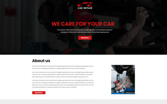 Plantilla Unbounce "Car Repair" #67447