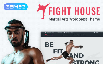 Fight House - Brutal Martial Arts Club WordPress Theme