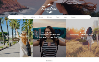 Roseline - Personal Blog WordPress sablon 67577