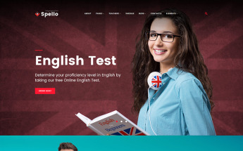 Spellolite - Language School WordPress Theme