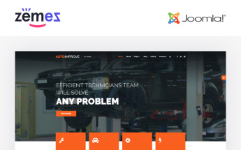 Joomla Vorlage namens "Autoimprove - Car Repair Multipage Creative" #67855