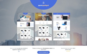 "YourGadget - Electronics Store" Responsive PrestaShop Thema №67825