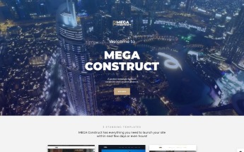 Mega Construct - Construction Company Multipage HTML5 Website Template