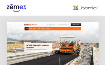 RoadLine - Solid Road Consrtuction Company Joomla Template