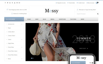 Messy - Multipurpose Fashion Store WooCommerce Theme