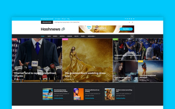 Responzivní WordPress motiv "HashNews - Magazine & Newspaper" #68586
