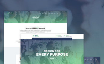 Reszponzív Profe - corporate WordPress sablon 68558