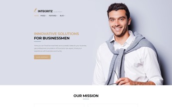 WordPress Theme namens "Integritz - Responsive Law Firm Elementor" #68519