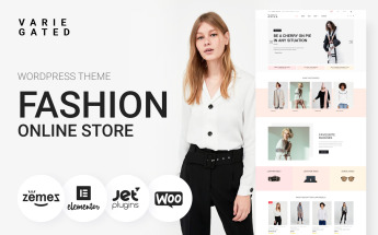 WooCommerce Theme namens "Varie Gated - Fashion Online Store Elementor" #69021