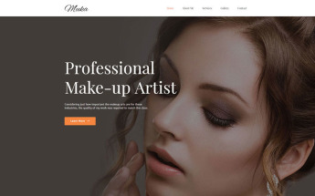 MUKA - Make-up & Salon Muse Template