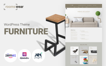 Responsywny motyw WordPress Roomswear - Furniture Elementor #69255