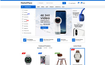 Responsywny motyw WooCommerce Market Place #69370
