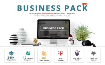 Plantilla PowerPoint "Business Pack" #69412